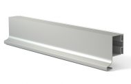 Tirador perfil gola 3000J Vertical Aluminio plata
